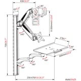 Digitus DA-90451, Montage Blanc/Noir