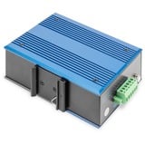 Digitus DN-650106 commutateur réseau Fast Ethernet (10/100) Noir, Bleu, Switch Fast Ethernet (10/100), Full duplex, Montage mural