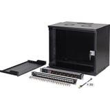 Digitus Ensemble réseau SOHO Pro 19" 540x400 mm (LxP), Armoire informatique Noir