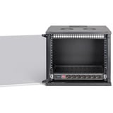 Digitus Ensemble réseau SOHO Pro 19" 540x400 mm (LxP), Armoire informatique Noir