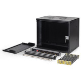 Digitus Ensemble réseau SOHO Pro 19" 540x400 mm (LxP), Armoire informatique Noir