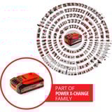 EINHELL Batterie Einh 18V 4,0Ah Power-X-Change Plus Rouge/Noir