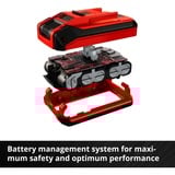 EINHELL Batterie Einh 18V 4,0Ah Power-X-Change Plus Rouge/Noir