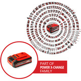 EINHELL Batterie Einh 18V 4,0Ah Power-X-Change Plus Rouge/Noir