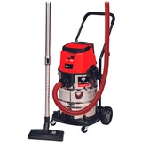 EINHELL Professional TP-VC 36/30 S Auto - Solo, 36Volt (2x18V), Aspirateur sec/humide Rouge/en acier inoxydable