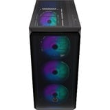 ENDORFY  boîtier midi tower Noir | 2x USB-A | 1x USB-C | RGB | Verre Trempé