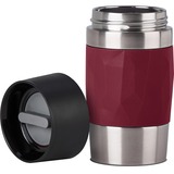 Emsa Mug Thermos Compact, Gobelet thermique Bordeaux/en acier inoxydable