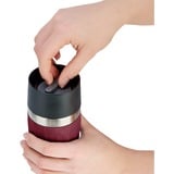 Emsa Mug Thermos Compact, Gobelet thermique Bordeaux/en acier inoxydable