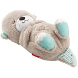 Fisher-Price Ma Loutre Câlins Bonne Nuit, Peluche Brun clair, Loutre en peluche, Interactif, Sonore, AA, Piles fournies