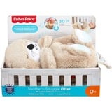 Fisher-Price Ma Loutre Câlins Bonne Nuit, Peluche Brun clair, Loutre en peluche, Interactif, Sonore, AA, Piles fournies