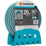 GARDENA 18005-20 support pour tuyau Bleu 35 m, Bleu, Mur