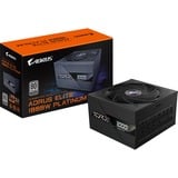 GIGABYTE GP-AE1000PM PG5, 1000 Watt alimentation  Noir, 6x PCIe, 1x 12VHPWR, Gestion des câbles