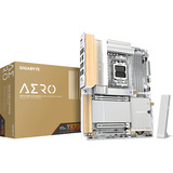 GIGABYTE X870E AERO X3D WOOD carte mère socket AM5 Argent, RAID, 2x 5 Gb-LAN, WLAN, BT, Sound, ATX