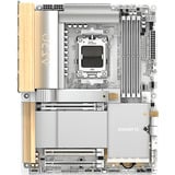 GIGABYTE X870E AERO X3D WOOD carte mère socket AM5 Argent, RAID, 2x 5 Gb-LAN, WLAN, BT, Sound, ATX