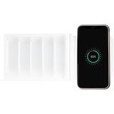 Good Connections Qi Wireless Charging Pad 15 Watt droite socle de chargement Blanc
