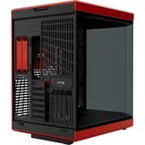 HYTE Y70 boîtier midi tower Rouge | 2x USB-A | 1x USB-C | Verre Trempé