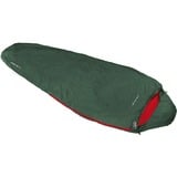 High Peak Sac de couchage momie Ultra Pak 500 ECO Vert foncé/Rouge