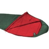 High Peak Sac de couchage momie Ultra Pak 500 ECO Vert foncé/Rouge