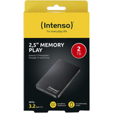 Intenso Memory Play 2 TB, Disque dur Noir