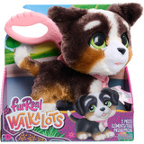Just Play Walkalots Bernedoodle Puppy, Peluche Garçon/Fille, 4 an(s), Sonore