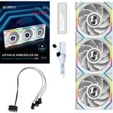 Lian Li UNI FAN SL120 LCD Wireless, Ventilateur de boîtier Blanc, 3 pièces, connecteur de ventilateur PWM à 4 broches