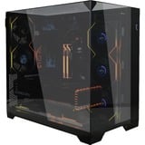 Lian Li  boîtier midi tower Noir | 2x USB-A | 1x USB-C | Verre Trempé