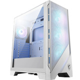 MSI MAG Forge 320R AIRFLOW Micro Tower Blanc boîtier midi tower Blanc | 2x USB-A | RGB | Window
