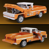 Mattel Brick Shop Hot Wheels Custom '62 Chevy Pickup, Jouets de construction Jeu de construction, 10 an(s), Plastique, 856 pièce(s), 1,77 kg