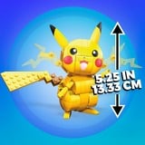 Mattel Pokémon Construx Figurine Pikachu, Jouets de construction Jeu de construction, 7 an(s), Noir, Rouge, Jaune