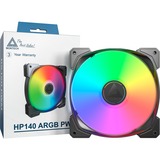 Montech HP140 ARGB PWM, Ventilateur de boîtier Noir