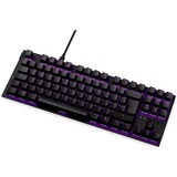 NZXT KB-1TKDE-BR clavier USB QWERTZ Allemand Noir, clavier gaming Noir, Layout DE, Gateron Red, Sans clé (80 - 87%), USB, Clavier mécanique, QWERTZ, LED, Noir