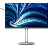 Philips 4000 series 24B2N4200/00 écran plat de PC 60,5 cm (23.8") 1920 x 1080 pixels Full HD LCD Gris Moniteur Gris foncé, 1x DisplayPort, 1x HDMI, 1x VGA, 1x USB-C, 3x USB-A, 120 Hz, 60,5 cm (23.8"), 1920 x 1080 pixels, Full HD, LCD, 4 ms, Gris