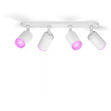 Philips Hue White & Color Ambiance Fugato 2 spots, Lumière LED Blanc