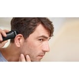 Philips MULTIGROOM Series 3000 MG3740/15 9-en-1 Visage et Cheveux, Tondeuse Noir, Noir, Rectangle, Barbe, Oreille, Sourcil, Moustache, Nez, Acier inoxydable, Batterie, 60 min
