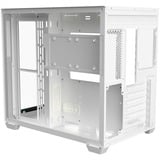 RAIJINTEK  boîtier bench/show Blanc | 2x USB-A | 1x USB-C | Window