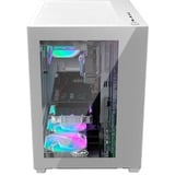 RAIJINTEK  boîtier bench/show Blanc | 2x USB-A | 1x USB-C | Window