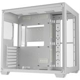 RAIJINTEK  boîtier bench/show Blanc | 2x USB-A | 1x USB-C | Window