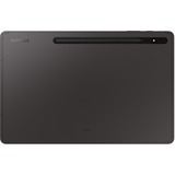 SAMSUNG Galaxy Tab S8+ 5G SM-X806B LTE 128 Go 31,5 cm (12.4") Qualcomm Snapdragon 8 Go Wi-Fi 6 (802.11ax) Android 12 Graphite, Tablette Gris foncé, 31,5 cm (12.4"), 2800 x 1752 pixels, 128 Go, 8 Go, Android 12, Graphite