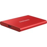 SAMSUNG Portable T7, 2 To SSD externe Rouge, MU-PC2T0R/WW, USB 3.2 Gen.2 (10 Gbps)
