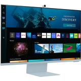SAMSUNG S32BM80BUU 81,3 cm (32") 3840 x 2160 pixels 4K Ultra HD Bleu, Blanc 32" 4K Ultra HD Moniteur Bleu, 81,3 cm (32"), 3840 x 2160 pixels, 4K Ultra HD, 4 ms, Bleu, Blanc