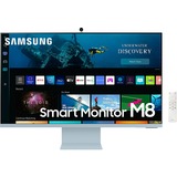 SAMSUNG S32BM80BUU 81,3 cm (32") 3840 x 2160 pixels 4K Ultra HD Bleu, Blanc 32" 4K Ultra HD Moniteur Bleu, 81,3 cm (32"), 3840 x 2160 pixels, 4K Ultra HD, 4 ms, Bleu, Blanc