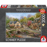 Schmidt Spiele Thomas Kinkade Studios: Été à Cobblestone Village, Puzzle 