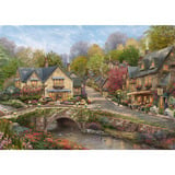 Schmidt Spiele Thomas Kinkade Studios: Été à Cobblestone Village, Puzzle 