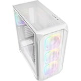 Sharkoon AK5M RGB boîtier midi tower Blanc | 2x USB-A | 1x USB-C | RGB | Verre Trempé