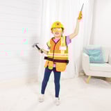 Spin Master PACK CHANTIER COSTUME + ACCESSOIRES, Jeu de rôle Déguisement, Enfant, Unisexe, Uniforme, Orange, Jaune, 3 an(s)