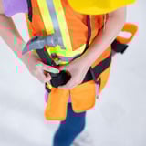 Spin Master PACK CHANTIER COSTUME + ACCESSOIRES, Jeu de rôle Déguisement, Enfant, Unisexe, Uniforme, Orange, Jaune, 3 an(s)