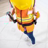 Spin Master PACK CHANTIER COSTUME + ACCESSOIRES, Jeu de rôle Déguisement, Enfant, Unisexe, Uniforme, Orange, Jaune, 3 an(s)