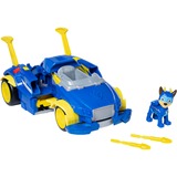 Spin Master PAW Patrol, Mighty Pups Super PAWs, Voiture de police Powered Up transformable de Chase, Jeu véhicule PAW Patrol , Mighty Pups Super PAWs, Voiture de police Powered Up transformable de Chase, Camion, Mighty Pups, 3 an(s), Plastique, Bleu, Jaune