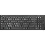 Targus AKB863DE clavier Bluetooth QWERTZ Allemand Noir Noir, Layout DE, Taille réelle (100 %), Bluetooth, QWERTZ, Noir