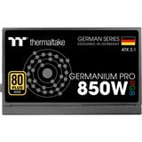 Thermaltake Germanium Pro RGB alimentation modulaire 850 watt Noir, 1x 12V-2x6, 4x PCIe